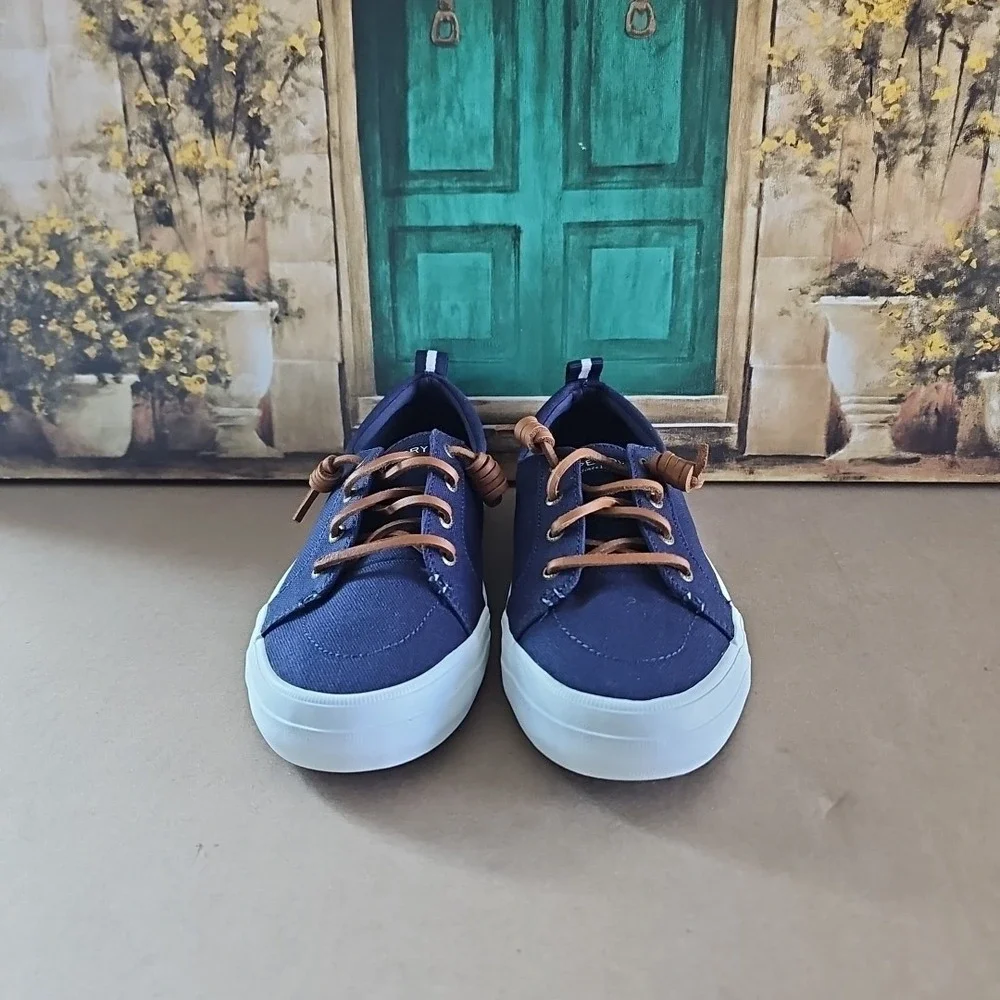 Sperry Women's‎ Crest Vibe | Linen Navy | Size 8.5 STS98642